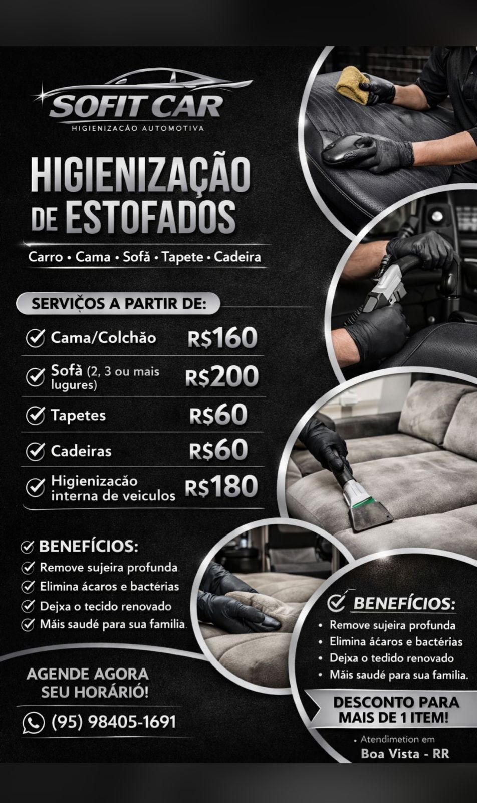SOFIT CAR- SERVIÇOS DE HIGIENIZAÇÃO