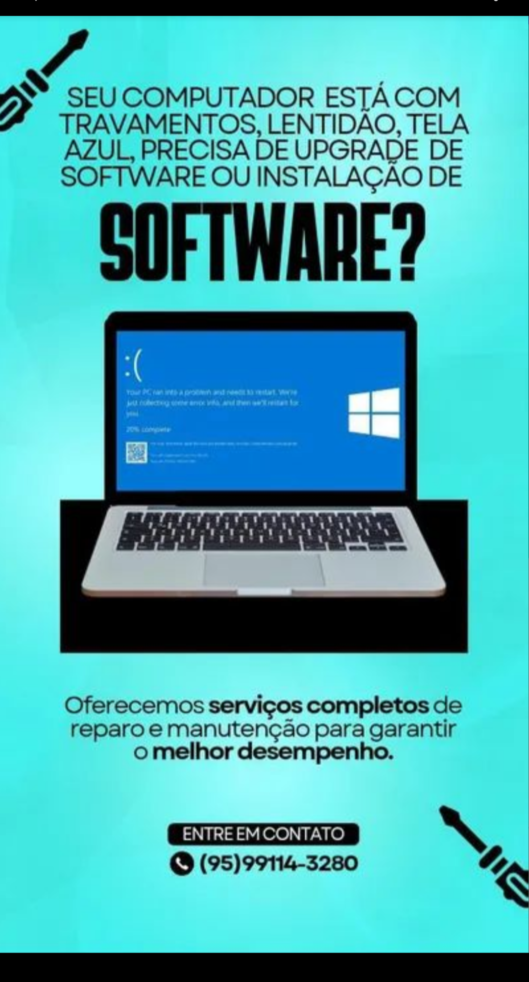 Manutenção em geral, PC e Notebook