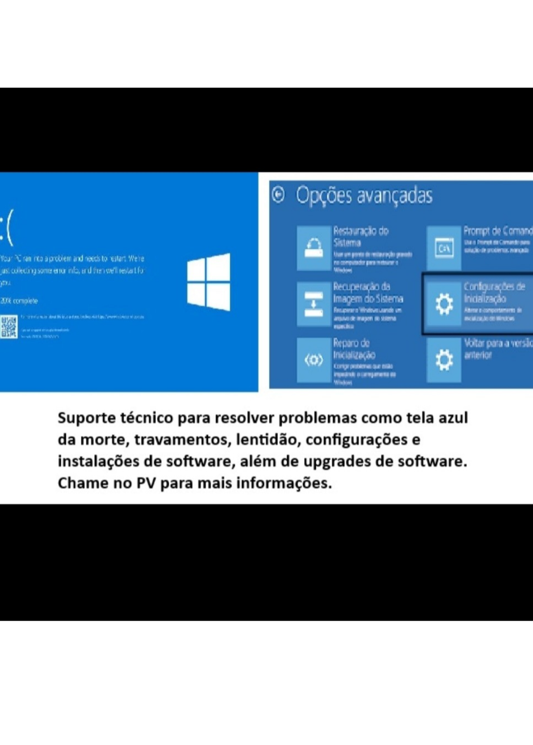 Manutenção em geral, PC e Notebook