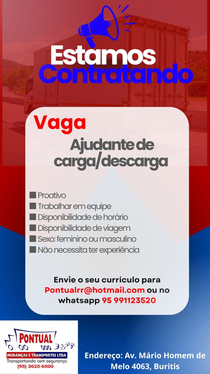 VAGAS DE EMPREGO