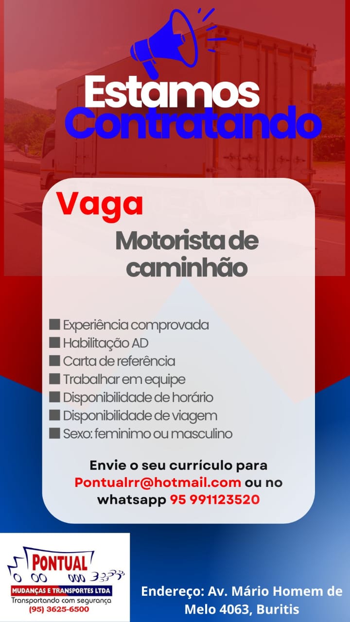 VAGAS DE EMPREGO